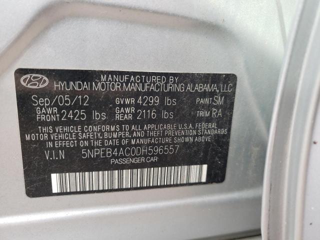 Photo 10 from auction – 2013 HYUNDAI SONATA GLS with VIN 5NPEB4AC0DH596557
