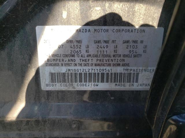 Photo 10 from auction – 2007 MAZDA SPEED 6 with VIN JM1GG12L271109541