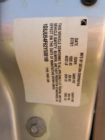 Photo 10 from auction – 2002 SATURN L200 with VIN 1G8JU54F62Y508198