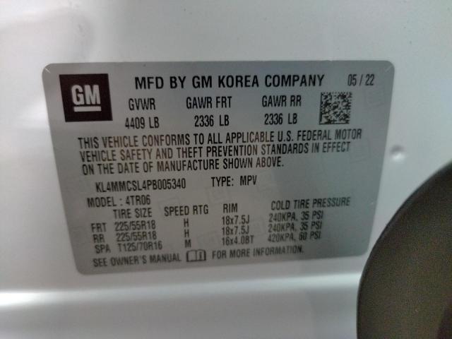 Photo 10 from auction – 2023 BUICK ENCORE GX with VIN KL4MMCSL4PB005340