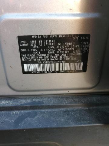 Photo 10 from auction – 2016 SUBARU OUTBACK 2. with VIN 4S4BSBNC6G3219955
