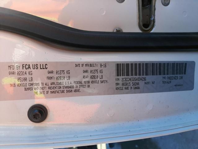 Photo 10 from auction – 2016 CHRYSLER 300C with VIN 2C3CCAEG2GH334296