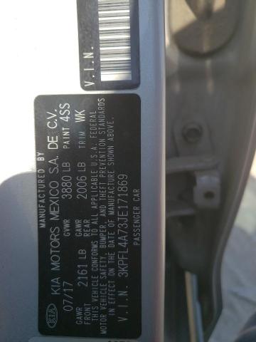 Photo 10 from auction – 2018 KIA FORTE LX with VIN 3KPFL4A73JE171869