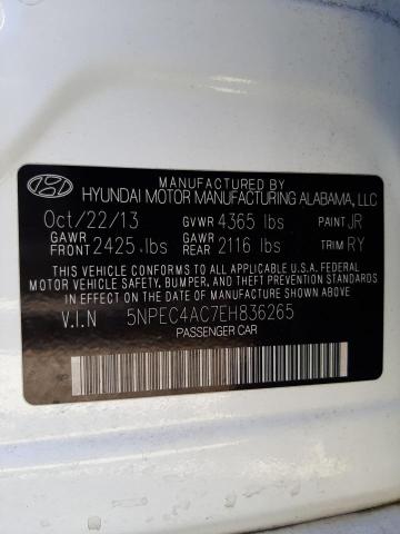 Photo 10 from auction – 2022 HYUNDAI SONATA SE with VIN 5NPEC4AC7EH836265