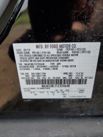 Photo 10 from auction – 2020 FORD ECOSPORT T with VIN MAJ6S3KL7LC324648
