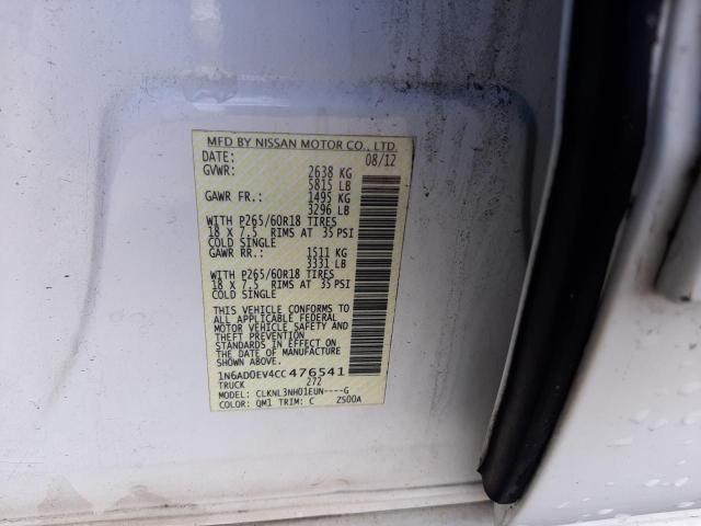 Фото 10 с аукциона – 2012 NISSAN FRONTIER S с VIN 1N6AD0EV4CC476541