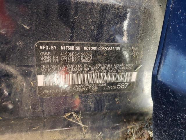 Photo 10 from auction – 2013 MITSUBISHI LANCER SE with VIN JA32V2FW6DU000308
