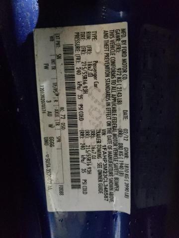 Photo 10 from auction – 2012 FORD FOCUS with VIN 1FAHP3M23CL348587