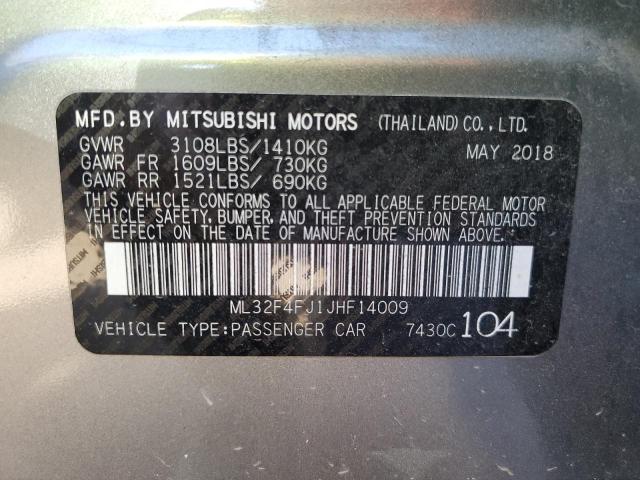 Photo 10 from auction – 2018 MITSUBISHI MIRAGE G4 with VIN ML32F4FJ1JHF14009
