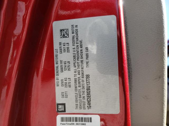 Photo 10 from auction – 2011 BUICK LUCERNE CX with VIN 1G4HC5EM2BU137788