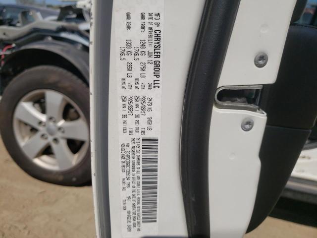 Photo 10 from auction – 2012 DODGE JOURNEY SX with VIN 3C4PDCBG8CT395194
