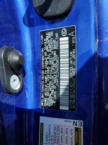 Photo 10 from auction – 2010 LEXUS IS 250 with VIN JTHFF2C29A2508537