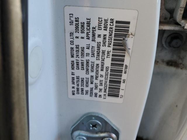Photo 10 from auction – 2014 ACURA TSX with VIN JH4CU2F41EC002495