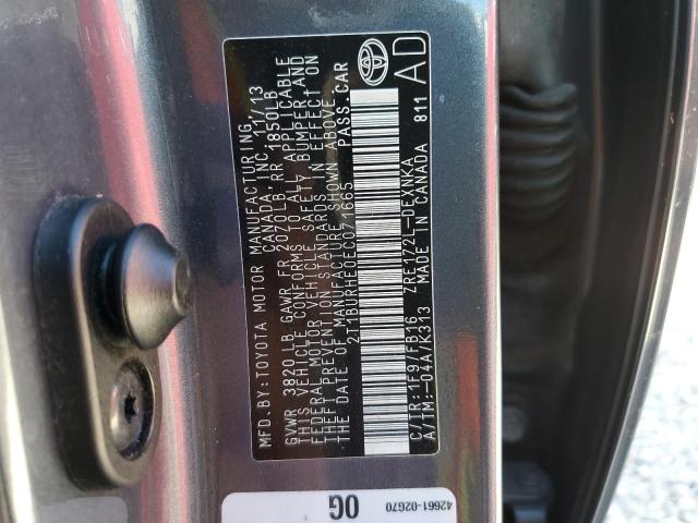 Photo 10 from auction – 2014 TOYOTA COROLLA L with VIN 2T1BURHE0EC071665