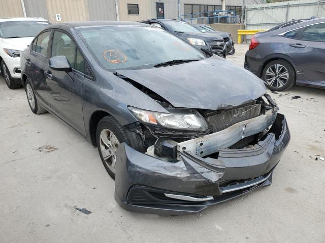 HONDA CIVIC LX 2013 with VIN 19XFB2F52DE099677 - Photo from auction