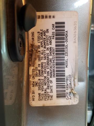 Photo 10 from auction – 2004 TOYOTA COROLLA CE with VIN 1NXBR32E94Z214097