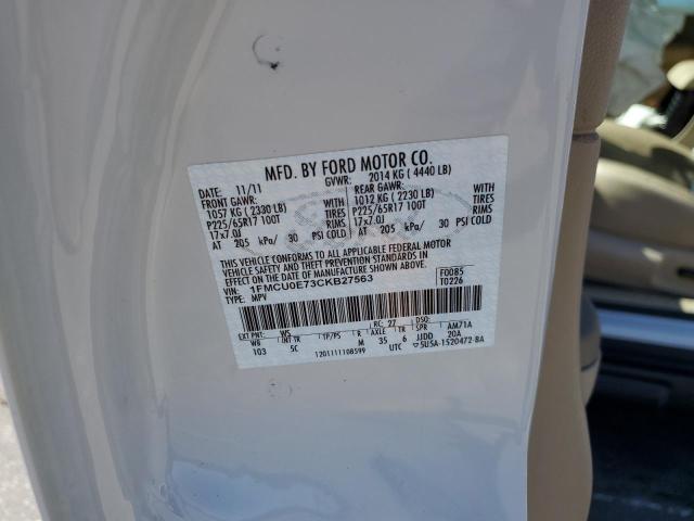 Photo 10 from auction – 2012 FORD ESCAPE LIM with VIN 1FMCU0E73CKB27563