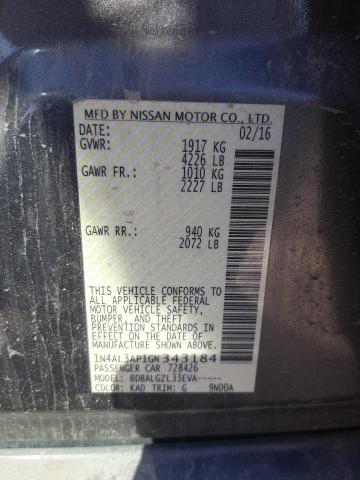 Photo 10 from auction – 2016 NISSAN ALTIMA 2.5 with VIN 1N4AL3AP1GN343184