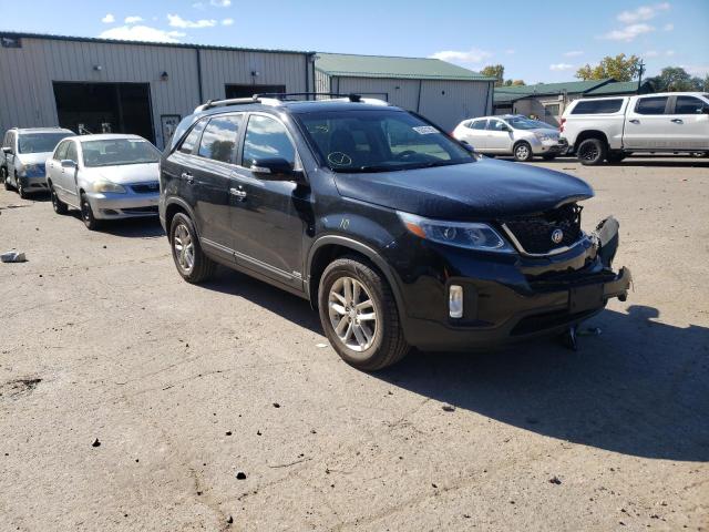 KIA SORENTO LX 2015 with VIN 5XYKTDA69FG566655 - Photo from auction