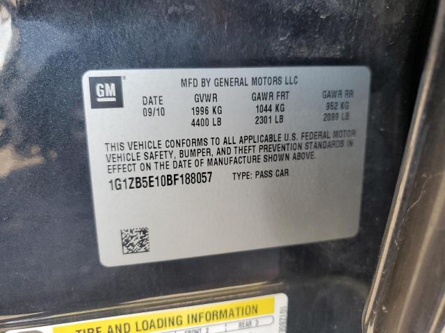 Photo 10 from auction – 2011 CHEVROLET MALIBU LS with VIN 1G1ZB5E10BF188057