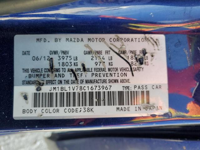 Photo 10 from auction – 2012 MAZDA 3 I with VIN JM1BL1V78C1673967