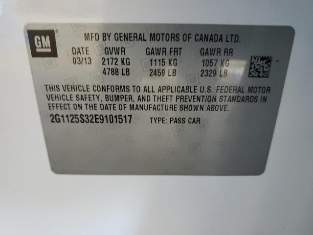 Photo 10 from auction – 2014 CHEVROLET IMPALA LT with VIN 2G1125S32E9101517