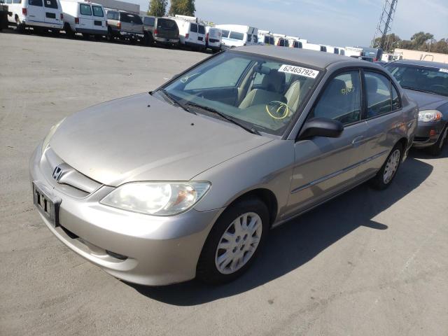 Фото 2 с аукциона – 2004 HONDA CIVIC с VIN 2HGES16504H511400