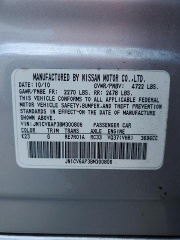 Photo 10 from auction – 2011 INFINITI G37 BASE with VIN JN1CV6AP3BM300806