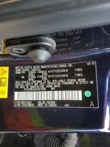 Photo 10 from auction – 2016 LEXUS RX 350 with VIN 2T2ZZMCA2GC001588