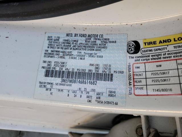 Photo 10 from auction – 2006 MERCURY MILAN PREM with VIN 3MEFM08146R614682