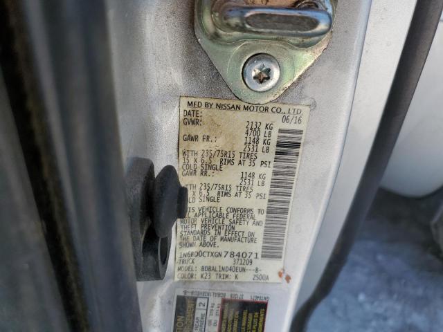 Photo 10 from auction – 2016 NISSAN FRONTIER S with VIN 1N6BD0CTXGN784071