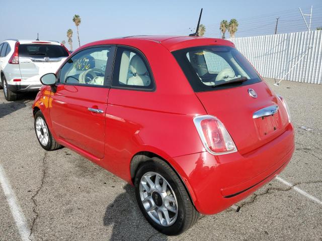 Photo 3 from auction – 2012 FIAT 500 POP with VIN 3C3CFFAR8CT106249