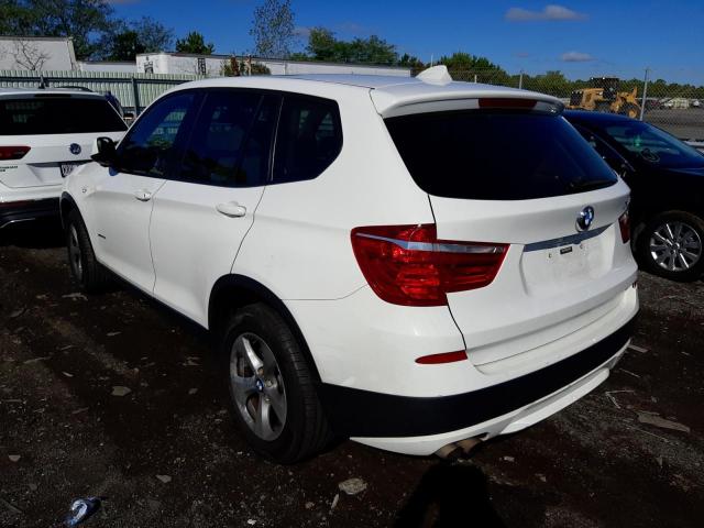 Photo 3 from auction – 2011 BMW X3 XDRIVE2 with VIN 5UXWX5C58BL701623