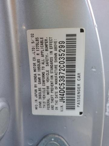 Foto 10 de la subasta – 2002 ACURA RSX con VIN JH4DC53872C035299