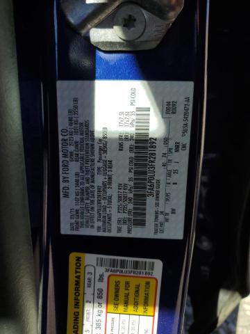 Photo 10 from auction – 2015 FORD FUSION with VIN 3FA6P0LU3FR281892