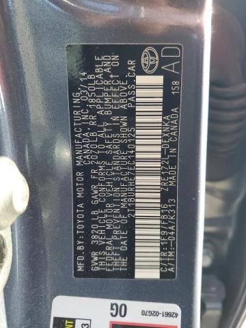 Photo 10 from auction – 2014 TOYOTA COROLLA L with VIN 2T1BURHE7EC140125