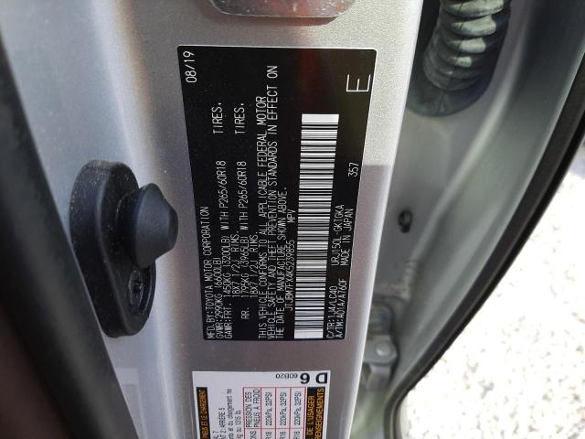 Photo 10 from auction – 2019 LEXUS GX 460 with VIN JTJBM7FX4K5239855