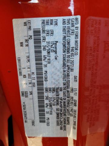 Photo 10 from auction – 2012 FORD FOCUS SE with VIN 1FAHP3K20CL292188