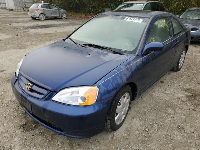 Photo 2 from auction – 2002 HONDA CIVIC EX with VIN 1HGEM22912L066223