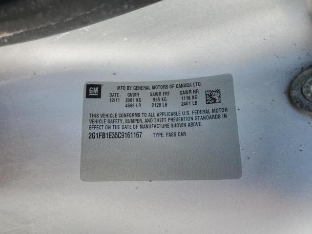 Photo 10 from auction – 2012 CHEVROLET CAMARO LT with VIN 2G1FB1E35C9161167