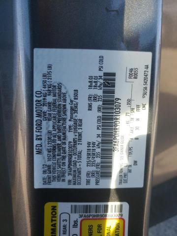 Photo 10 from auction – 2013 FORD FUSION SE with VIN 3FA6P0HR9DR103079