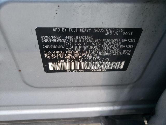 Photo 10 from auction – 2014 SUBARU FORESTER 2 with VIN JF2SJAEC3EH435779