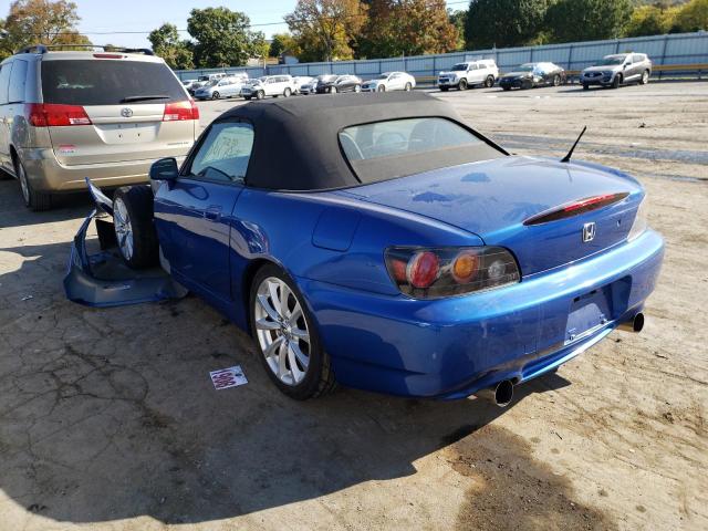 Photo 3 from auction – 2007 HONDA S2000 with VIN JHMAP21447S001601