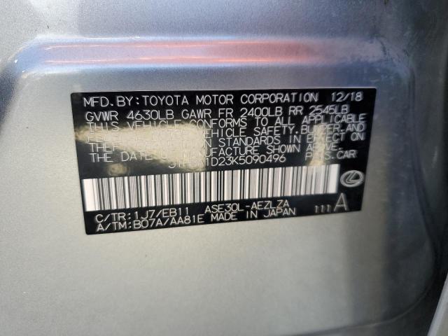 Photo 10 from auction – 2019 LEXUS IS 300 with VIN JTHBA1D23K5090496