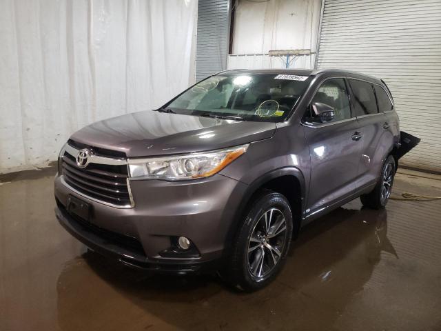 Photo 2 from auction – 2016 TOYOTA HIGHLANDER with VIN 5TDJKRFH5GS237350