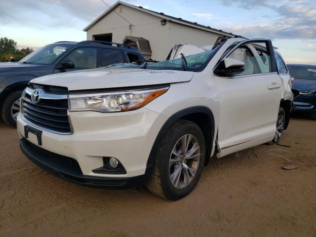 Photo 2 from auction – 2016 TOYOTA HIGHLANDER with VIN 5TDBKRFH5GS272071