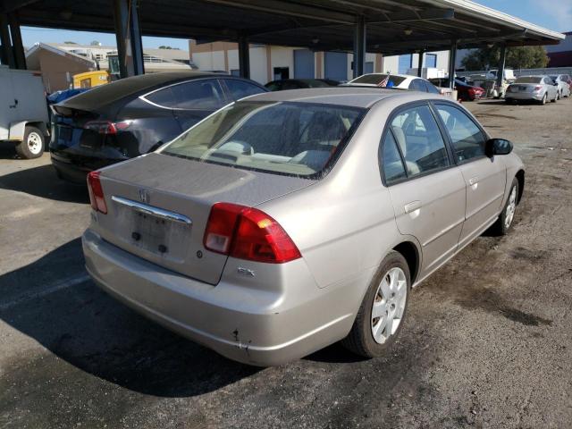 Photo 4 from auction – 2001 HONDA CIVIC EX with VIN 2HGES26741H597507