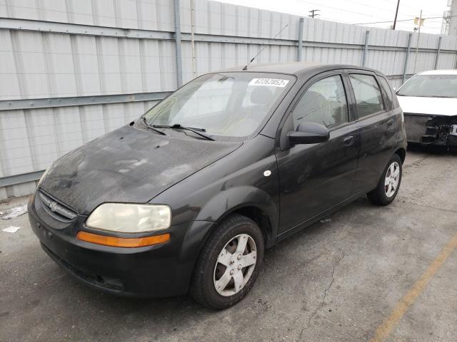 CHEVROLET AVEO BASE 2008 with VIN KL1TD66638B142267 - Photo from auction