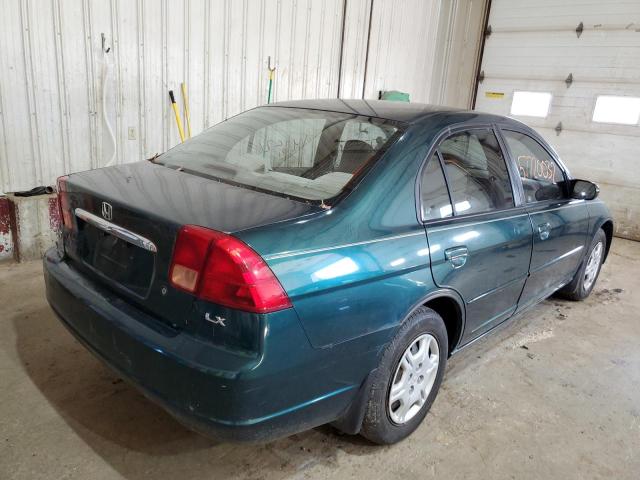 Photo 4 from auction – 2002 HONDA CIVIC LX with VIN 2HGES16582H613198