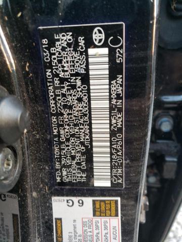 Photo 10 from auction – 2018 TOYOTA PRIUS with VIN JTDKARFUXJ3058010